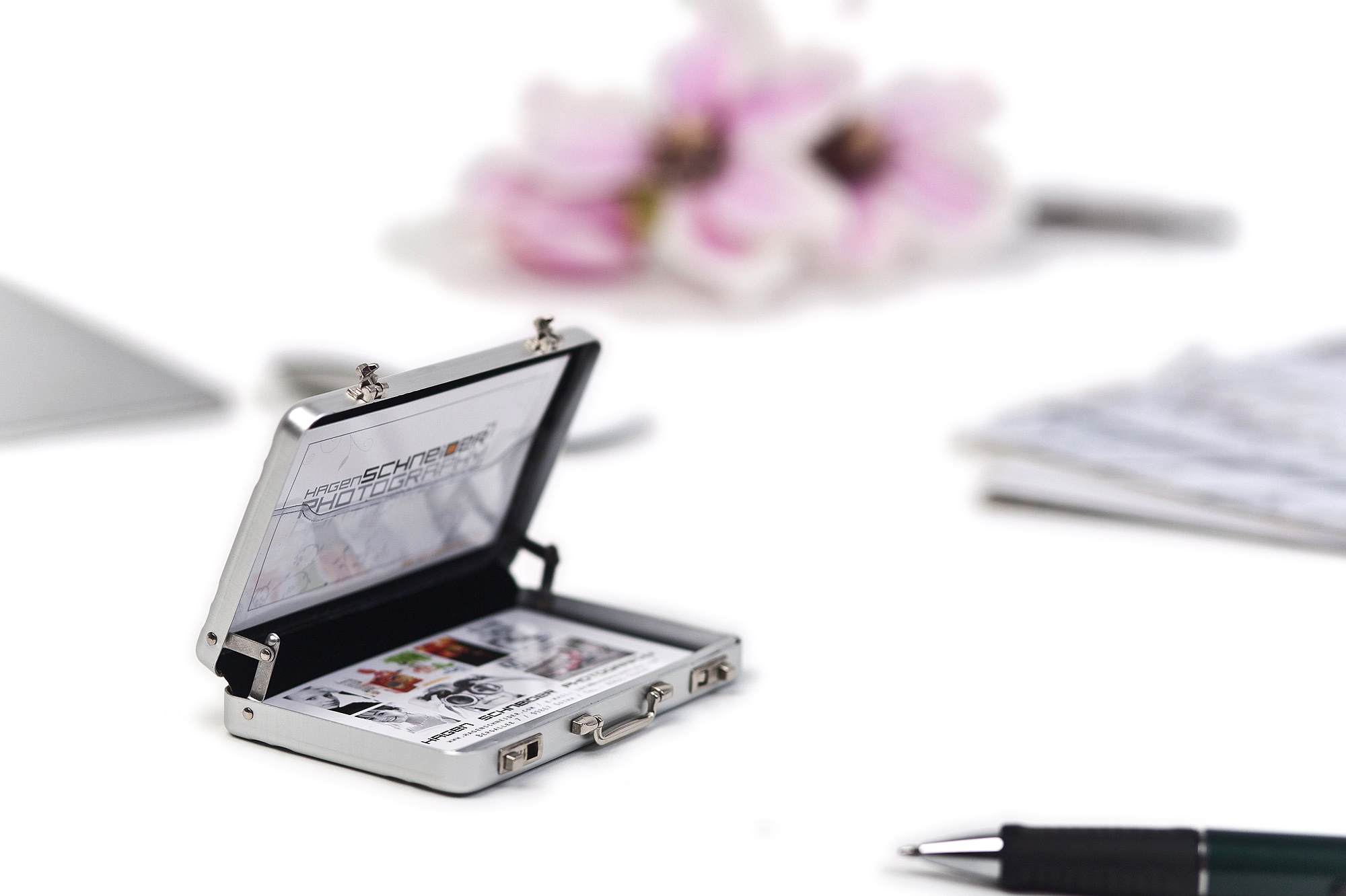 Mini mallette aluminium portable compacte