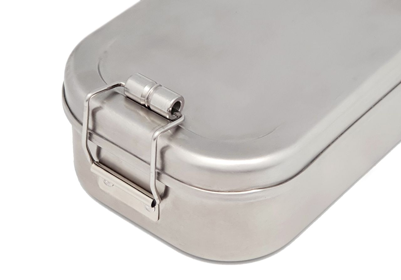 Boîte bento en acier inoxydable avec cloison pour des collations variées