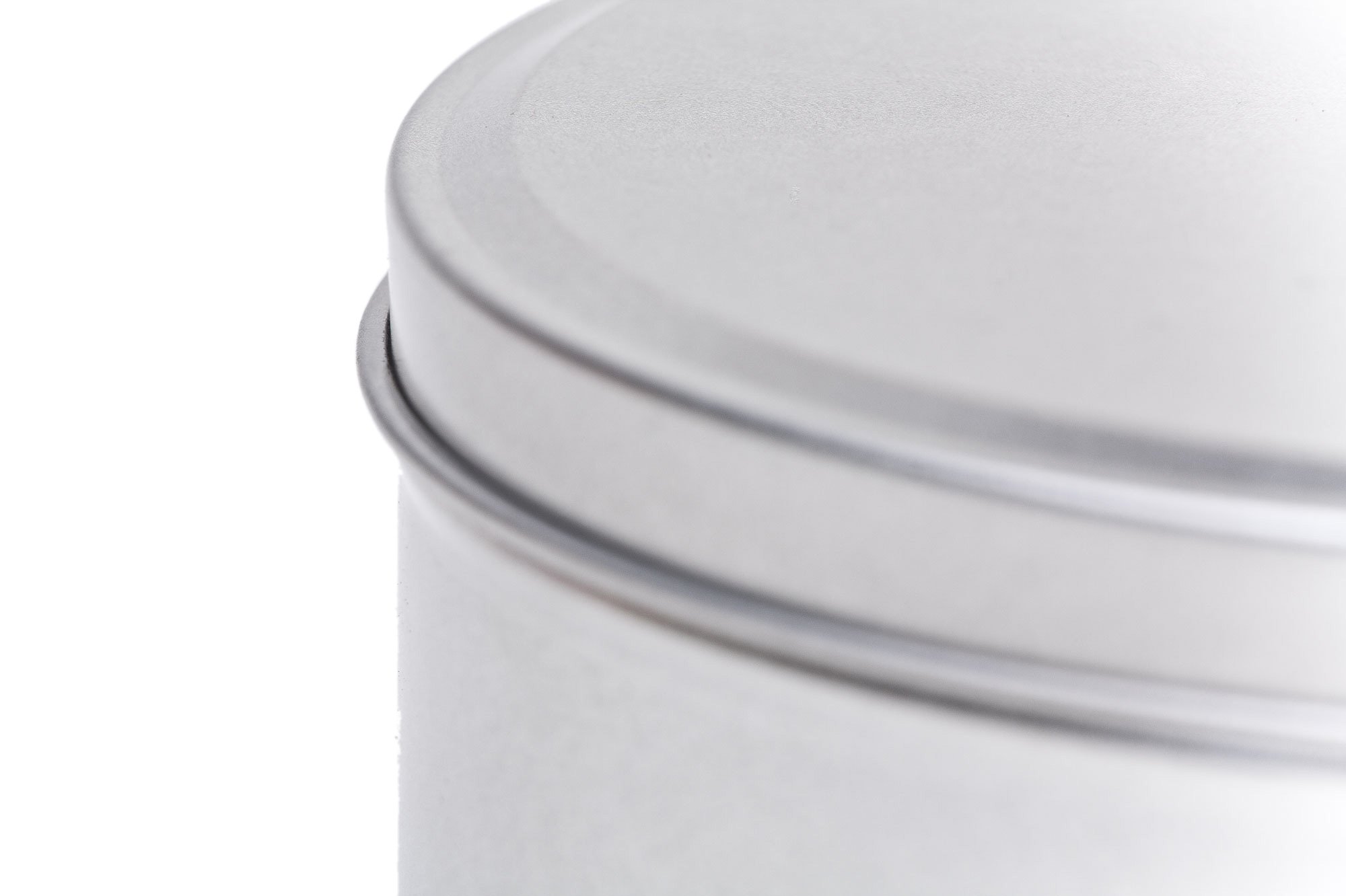 Boite ronde fer-blanc avec couvercle