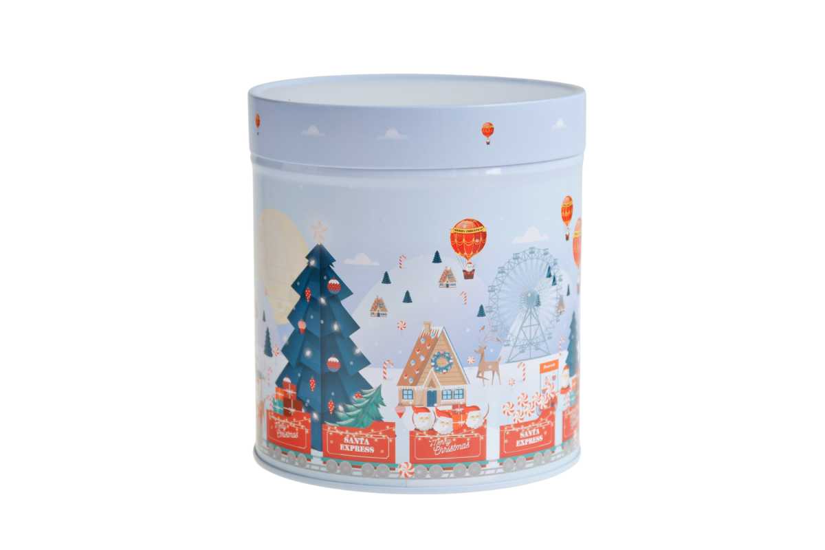 Boite pain epices cadeaux metallique