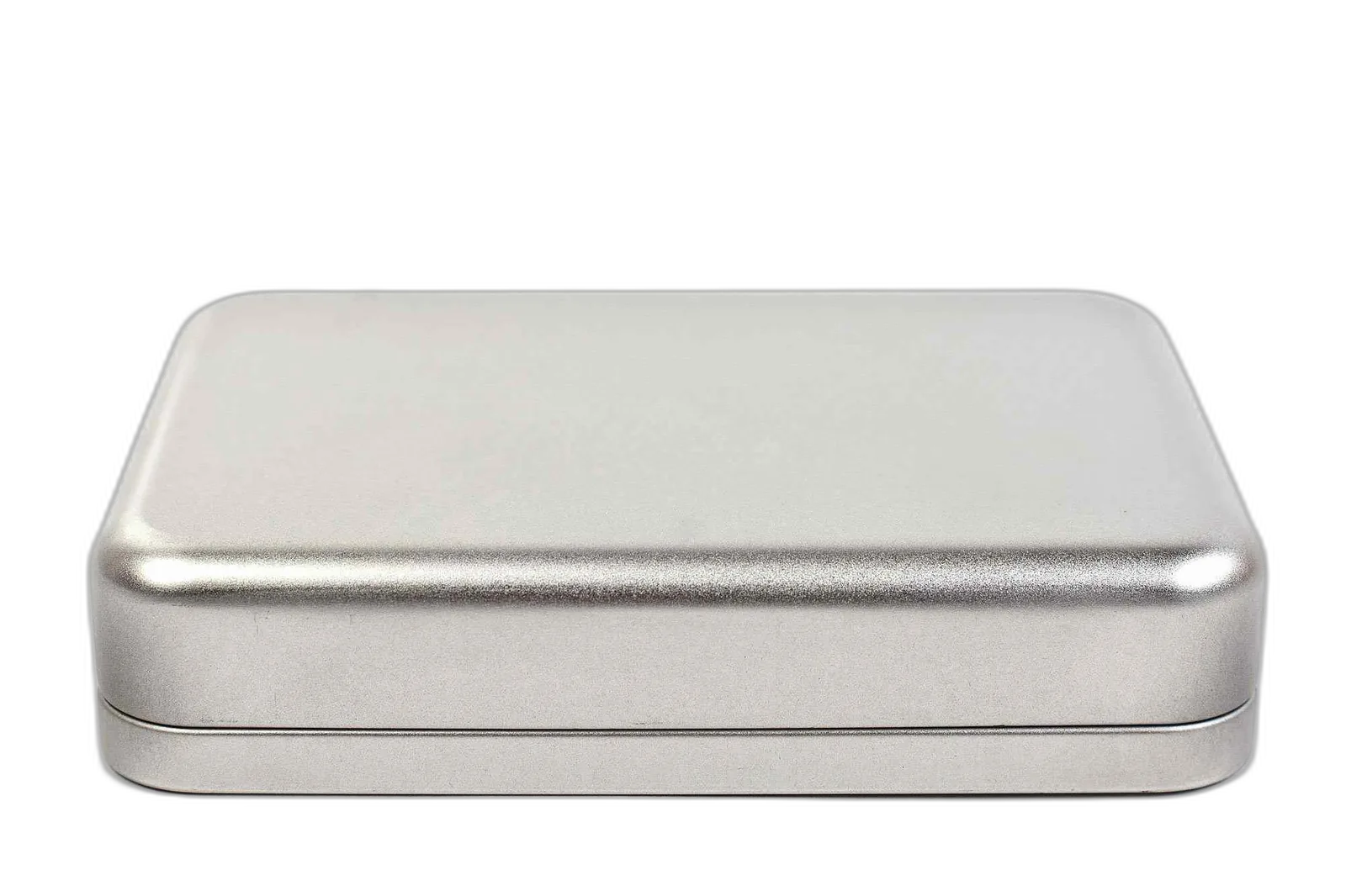 Boîte chic rectangulaire en fer blanc