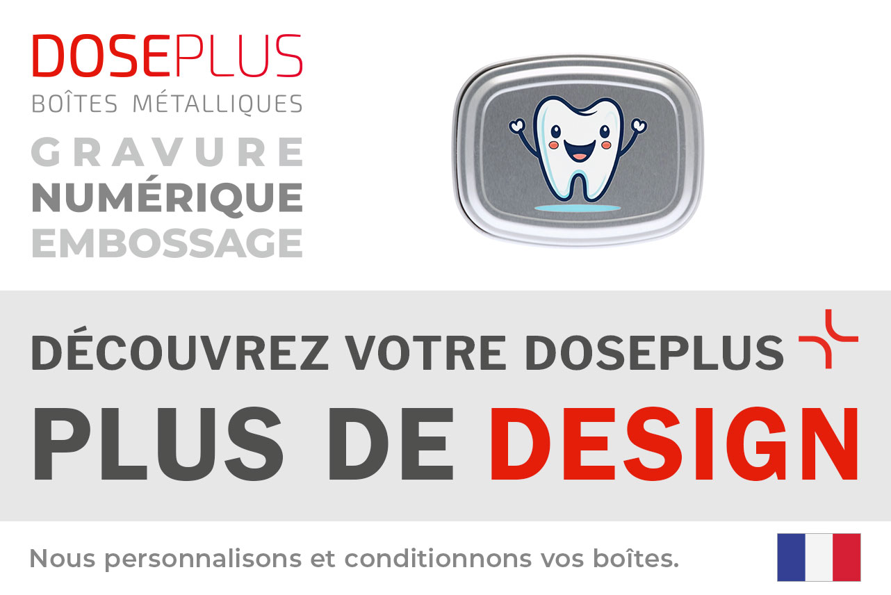 Boîte crème en aluminium Doseplus DSS-005 – bandeau : Découvrez votre Doseplus, plus de design. Boîte élégante et durable pour cosmétiques.
