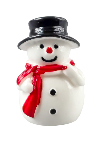 Remplissage boîte fer-blanc personnage neige