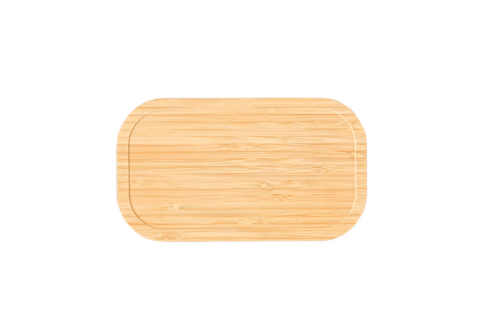 Couvercle en bambou avec surface lisse et fine veinure du bois – couvercle de rechange haut de gamme pour boîte à lunch
