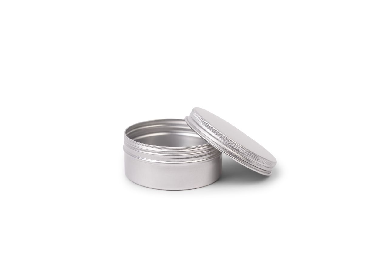 Boite cosmetique 130ml en metal aluminium