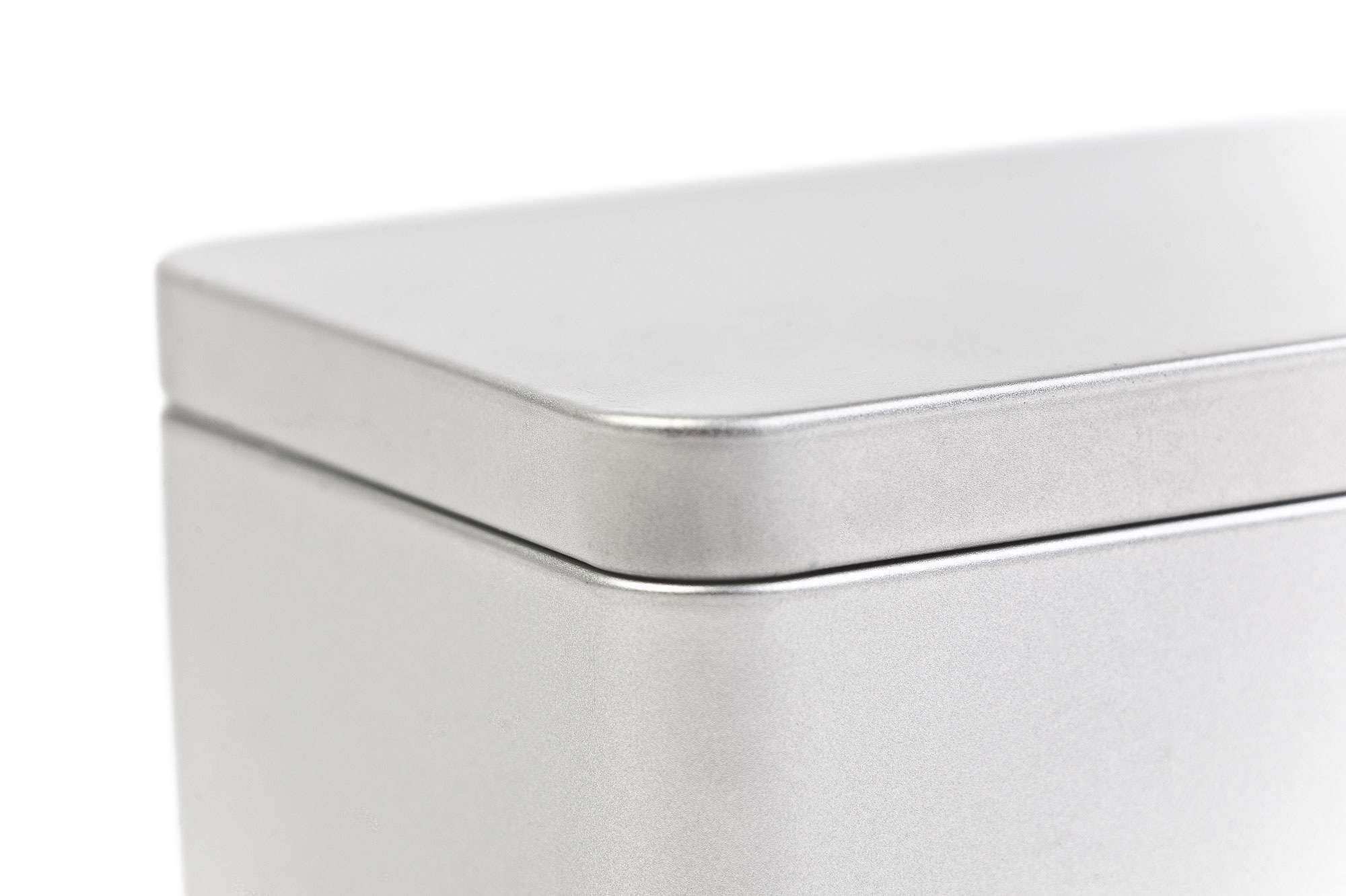 Boite rectangulaire metallique couvercle
