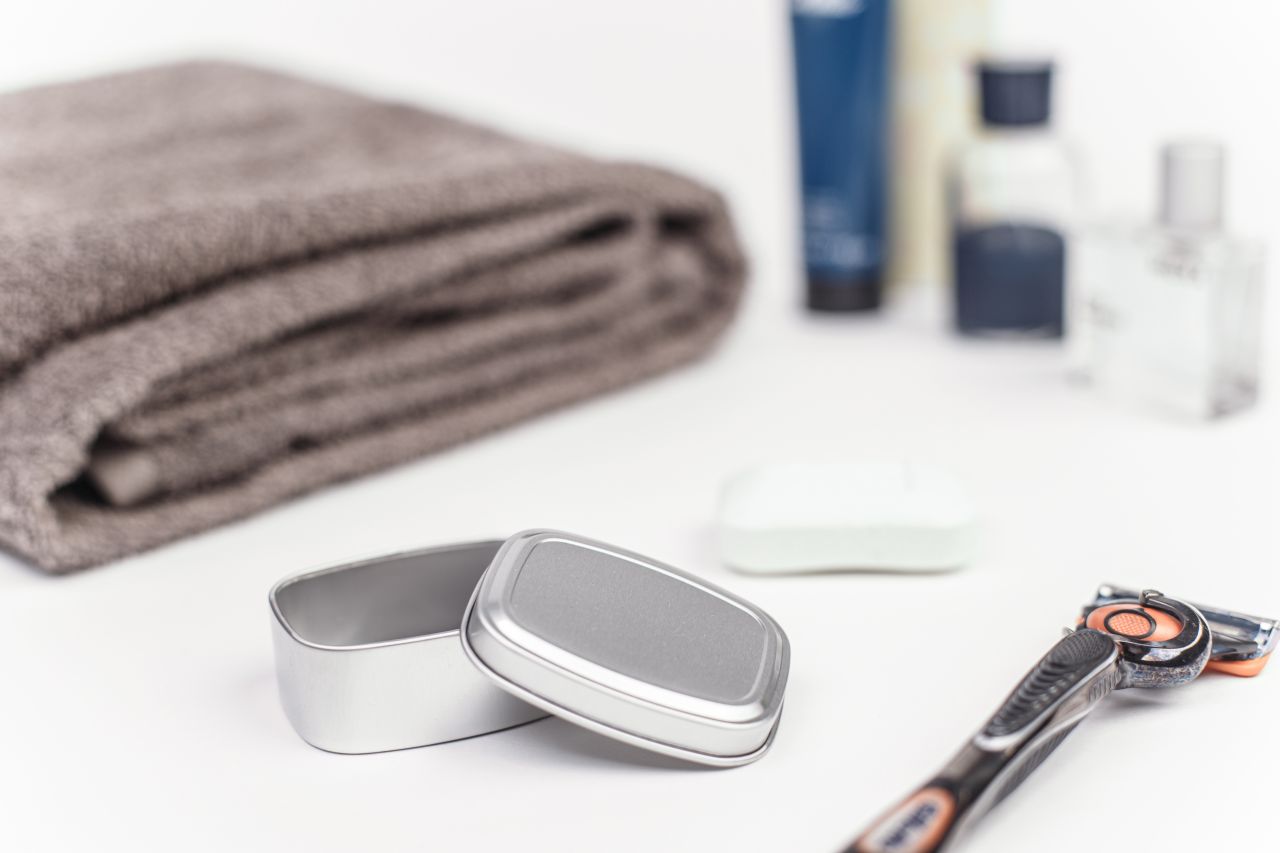 Boîte métallique pour savon, emballage élégant et durable