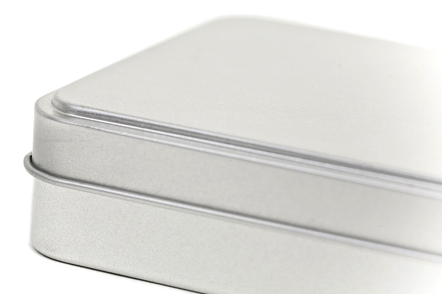 Boite metallique carree emballage cadeau