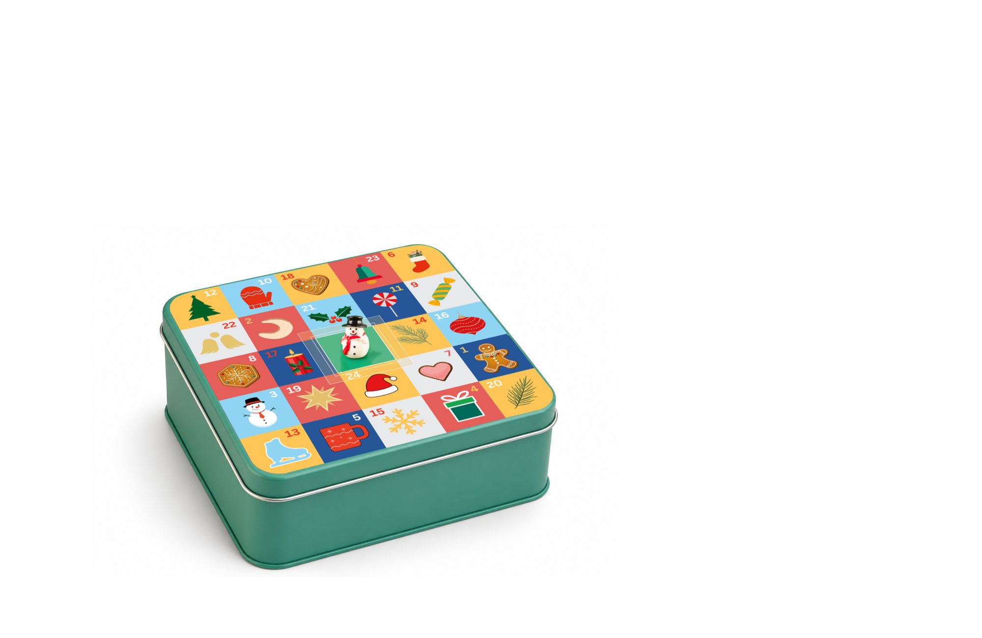 Boîte calendrier avent métallique Ritter Sport