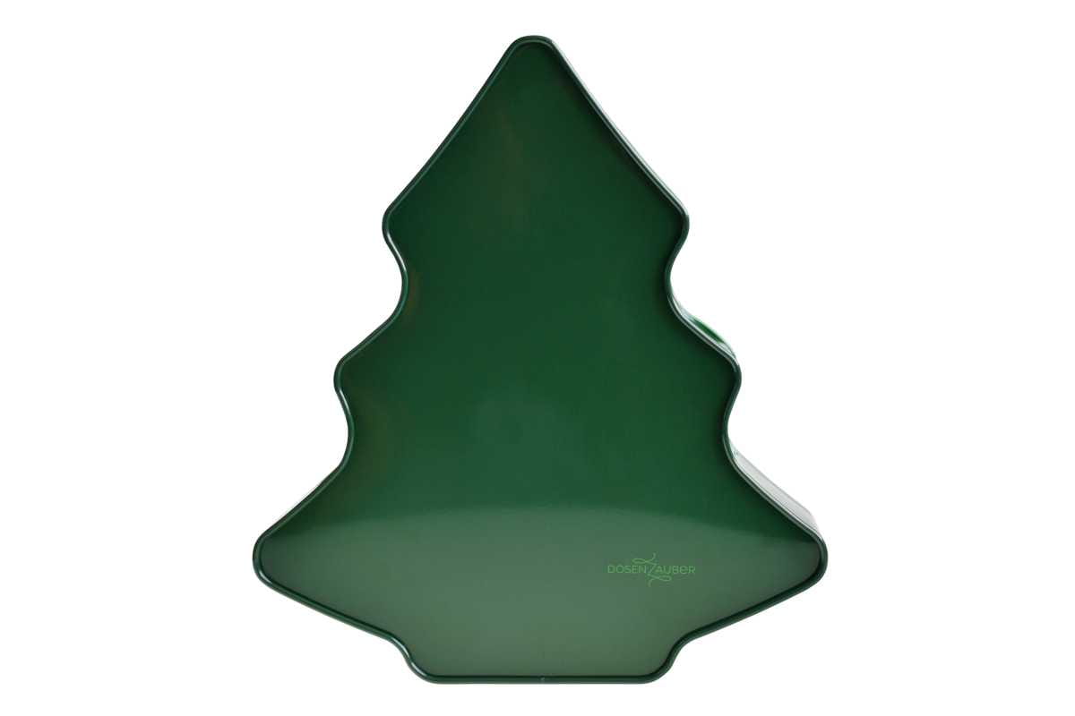 Boite metallique festive sapin decoration