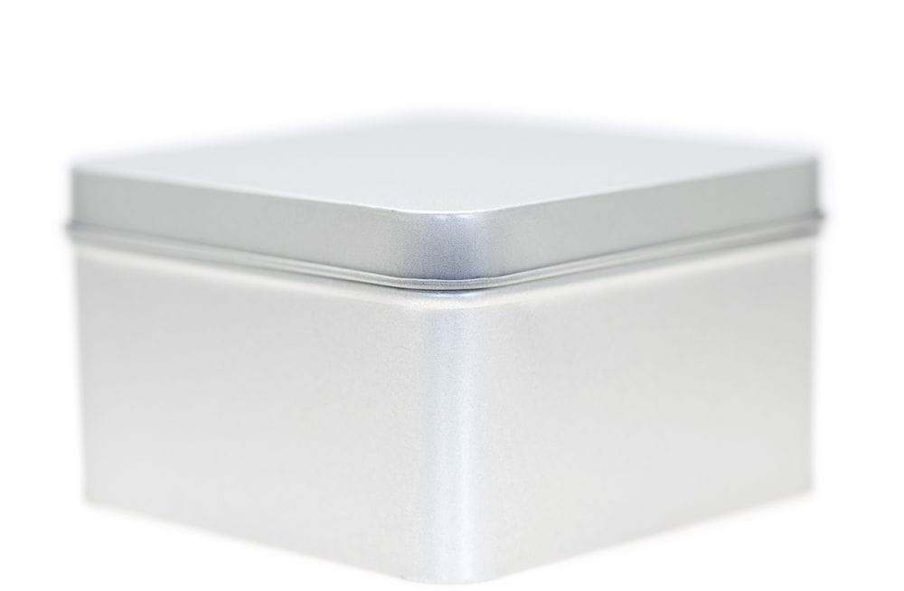 Boite metallique carree de rangement accessoires