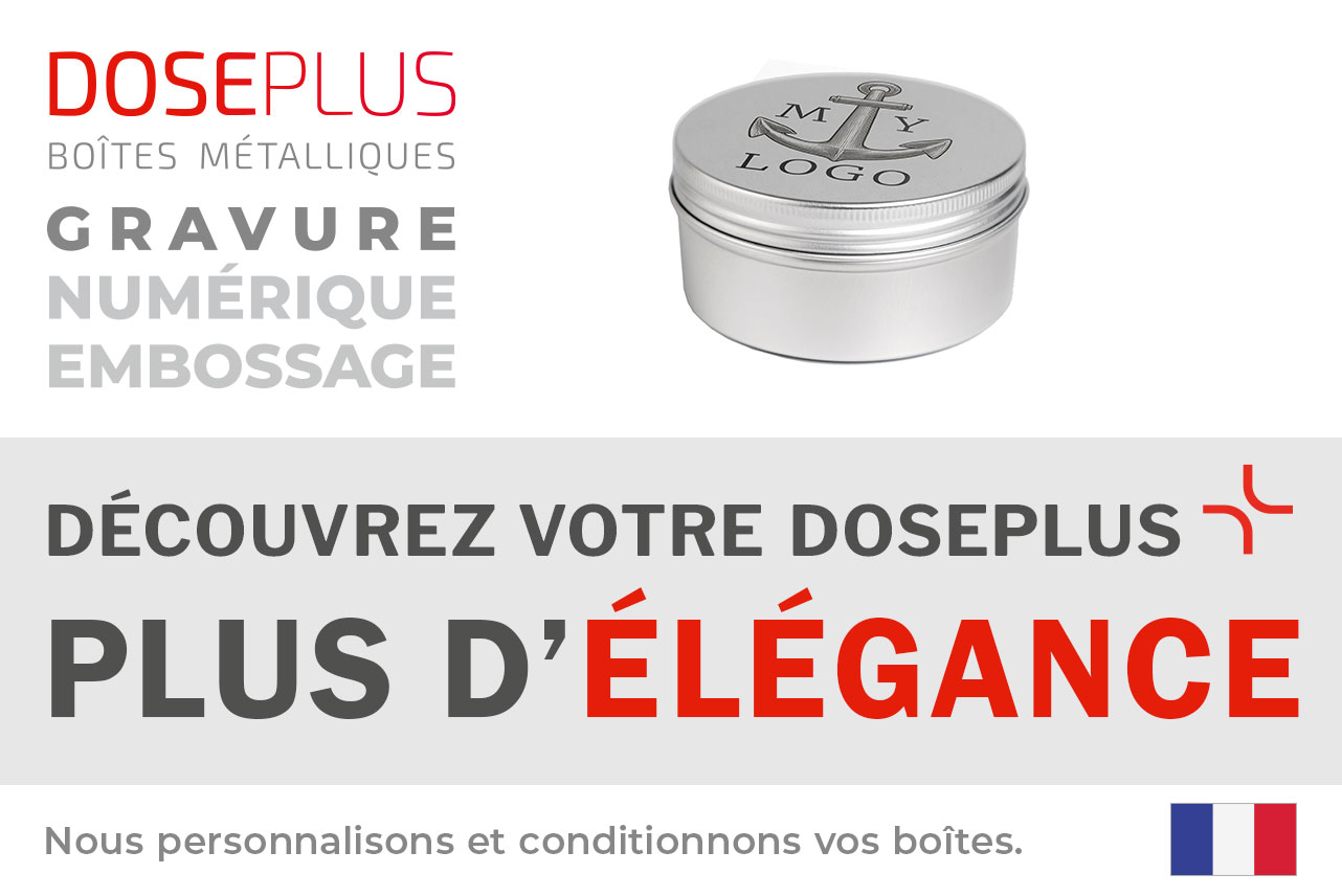 Boîte à savon en aluminium Doseplus DSS 060 – bandeau : Découvrez votre Doseplus, plus d’élégance. Boîte durable et élégante pour savons et soins.