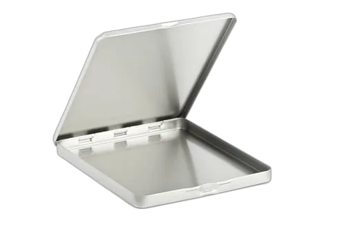Boîte métallique plate