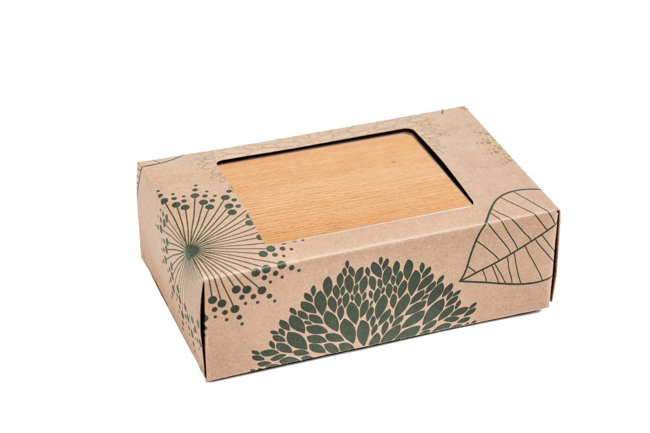 Boite repas inox avec couvercle bois de hetre