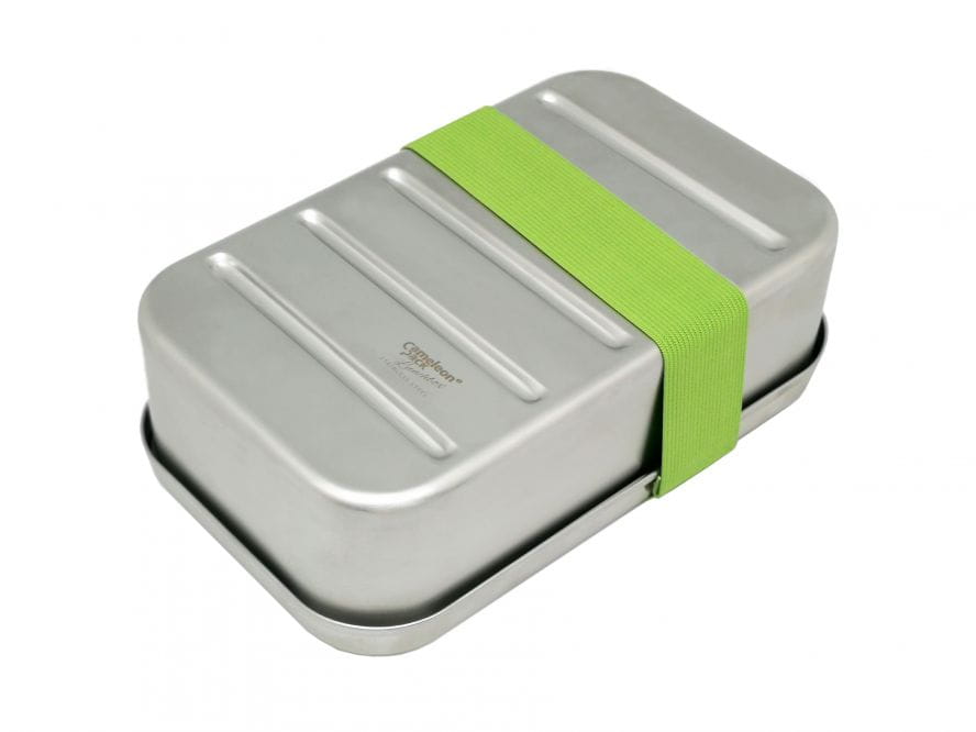 Lunch box acier inoxydable et couvercle hetre