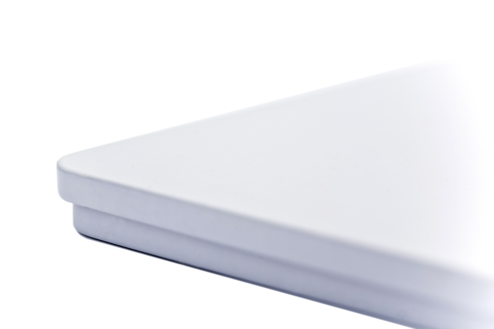 Boite chocolat metallique blanche moderne