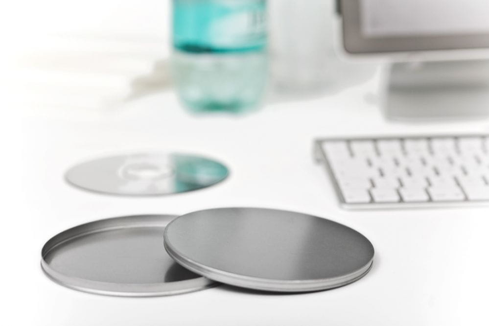 Boite metallique ronde emballage cadeau
