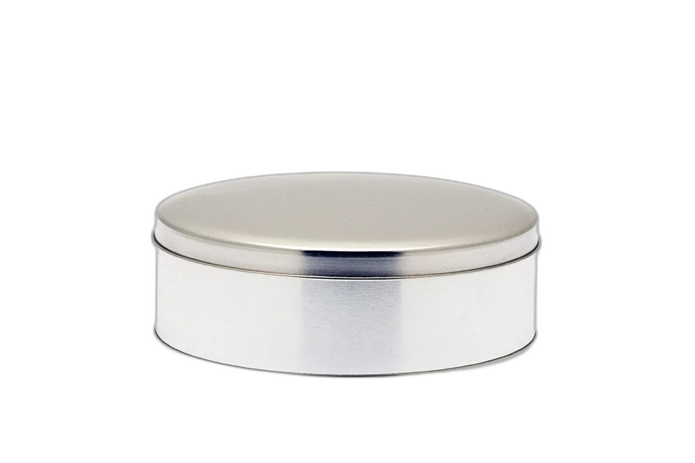 Boite ronde en fer-blanc