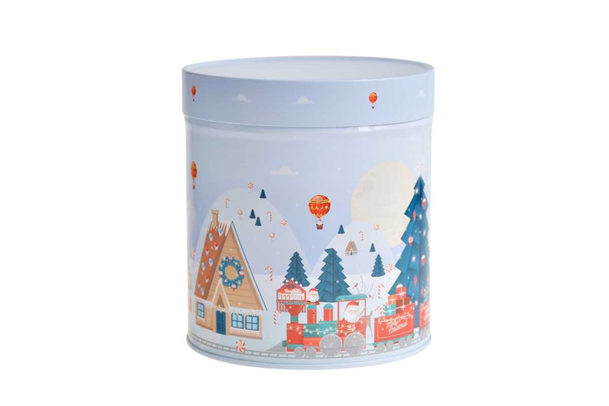 Boite cadeaux pain epices en metal