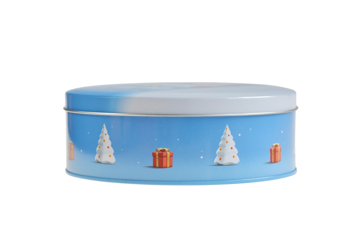 Boite fer-blanc Noel lutins festive premium