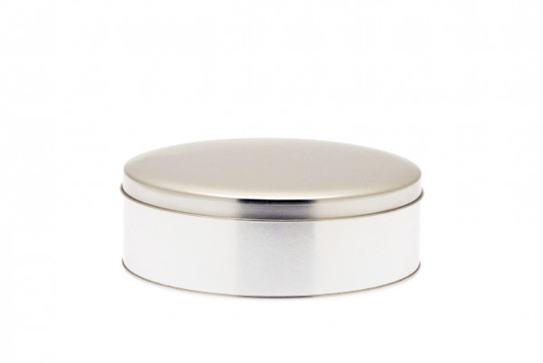 Boite ronde en fer-blanc